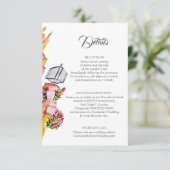 Waterverf San Miguel de Allende Trouwgegevens Kaart (Staand voorkant)