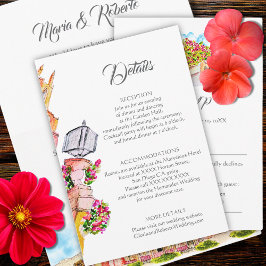 Waterverf San Miguel de Allende Trouwgegevens Kaart