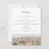 Waterverf San Miguel Skyline Mexico Details Kaart (Voorkant)