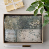 Waterverf Sandhill Crane op een vijver Decoupage Tissuepapier (Geschenk)