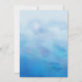 Waterverf Sandy Toes Wedding Invite starfish Kaart (Achterkant)