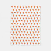 Waterverf Sangria Cocktail Drink Fleece Deken (Voorkant)