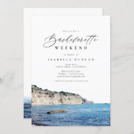 Waterverf Santa Cruz California Beach Ocean Kaart