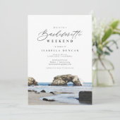 Waterverf Santa Cruz California Beach Tropical Kaart (Staand voorkant)