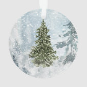 Waterverf Santa Vizsla Boldog Karácsonyt Ornament (achterkant)