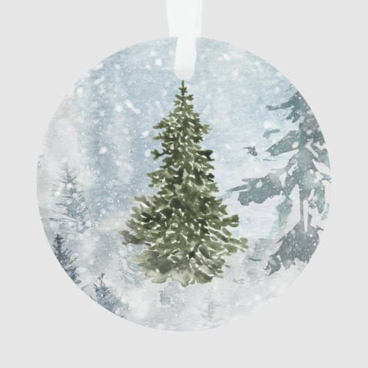 Waterverf Santa Vizsla Boldog Karácsonyt Ornament (achterkant)