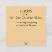 Waterverf Santa's Brew | Kerstdranken | Informatiekaartje (Achterkant)