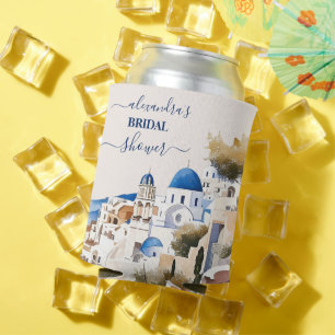 Waterverf Santorini Destination Bridal Blikjeskoeler