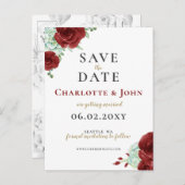 Waterverf sappig Bourgogoud met uitzondering van d Aankondigingskaart (Voorkant / Achterkant)