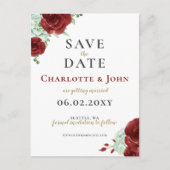 Waterverf sappig Bourgogoud met uitzondering van d Aankondigingskaart (Voorkant)