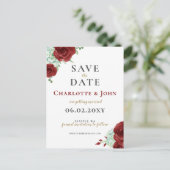 Waterverf sappig Bourgogoud met uitzondering van d Aankondigingskaart (Staand voorkant)