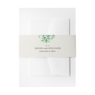 Waterverf sappige bruiloft. Bloemencactus Uitnodigingen Wikkel