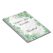 waterverf sappige bruiloft Guestbook Notitieboek (Rechterzijde)