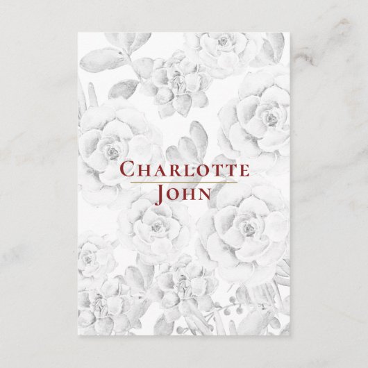 waterverf sappige bruine bruine bruiloft informatiekaartje (Achterkant)