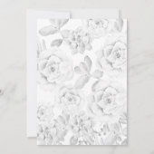 waterverf sappige bruine bruine bruiloft kaart (Achterkant)