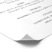 Waterverf sappige drink voor bruiloft poster (Hoek)