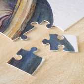 Waterverf Saturnus hemelse illustratie Legpuzzel (Zijkant)