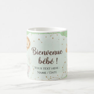 Waterverf Savanne Dieren - Welkom Baby Koffiemok
