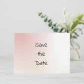 Waterverf Save The Date voor een informele bruilof (Staand voorkant)