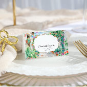 Waterverf Sayulita Mexico | Bruiloft Plaatskaartje