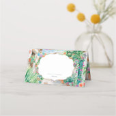 Waterverf Sayulita Mexico | Bruiloft Plaatskaartje (Voorkant)