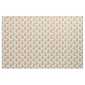 Waterverf Scandinavian Gnome Cute Kerstmis Stof (Fat Quarter)