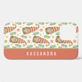 Waterverf Scandinavische Gnome Custom Kerstmis Cas Case-Mate iPhone Case (Achterkant (horizontaal))