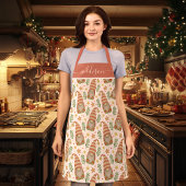 Waterverf Scandinavische Kabouter Schattig Kerstmi Schort