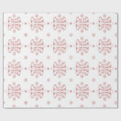 Waterverf schaatswinter cadeaupapier (Vlak)