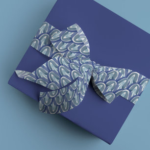 Waterverf Schalen in Blauw Grosgrain Lint