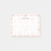 Waterverf schapen & pinguïn snoepjes droom | Roze  Post-it® Notes (Voorkant)