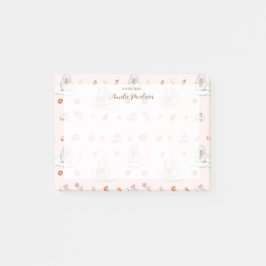 Waterverf schapen & pinguïn snoepjes droom | Roze Post-it® Notes