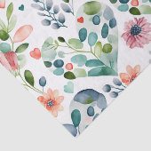 Waterverf schattig bloesbloesem tissuepapier (Detail)