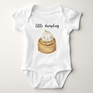 Waterverf schattig klein dumpling romper