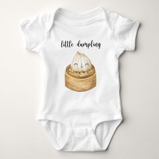 Waterverf schattig klein dumpling romper (Voorkant)