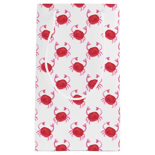 waterverf schattig ontwerp van het strand klein cadeauzakje (Voorkant)