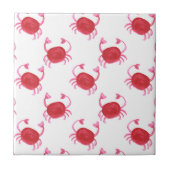 waterverf schattig ontwerp van het strand tegeltje (Voorkant)