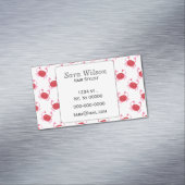 waterverf schattig ontwerp van het strand visitekaartje magneet (Voorbeeld)