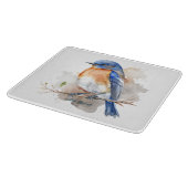 Waterverf schattig-oostelijke blauwvogel snijplank (Hoek)