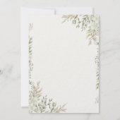 Waterverf schattige Angel Baby Baptisme Kaart (Achterkant)