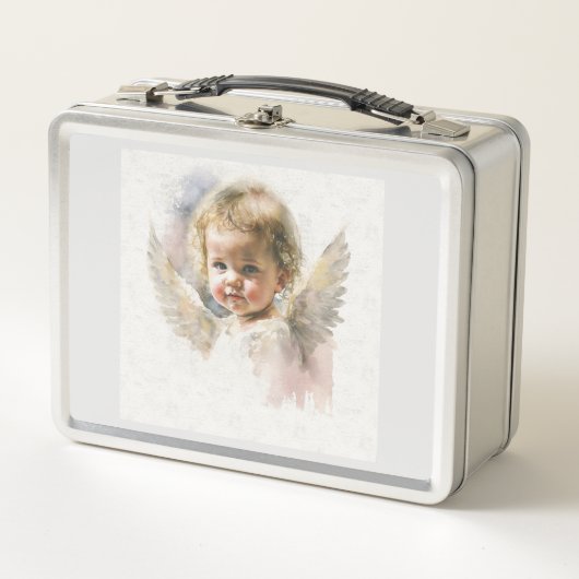 Waterverf schattige baby-engelsticker (Voorkant)