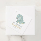 Waterverf Schattige Dino Verjaardag Bedankjes Labels (In situ)