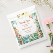 Waterverf Schattige Dinosaur Boy Baby shower Bedankzakje (Gezegeld)
