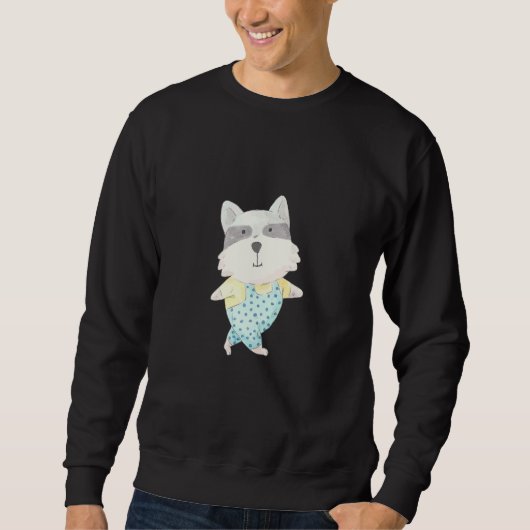 Waterverf Schattige Dog Trui (Voorkant)