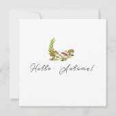 Waterverf schattige egel- en appelwortel (Achterkant)