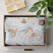 Waterverf schattige Engelsen en sterren Tissuepapier (Geschenk)