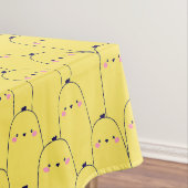 Waterverf Schattige Geel Chick & Bunny Pattern Tafelkleed (Voorbeeld)