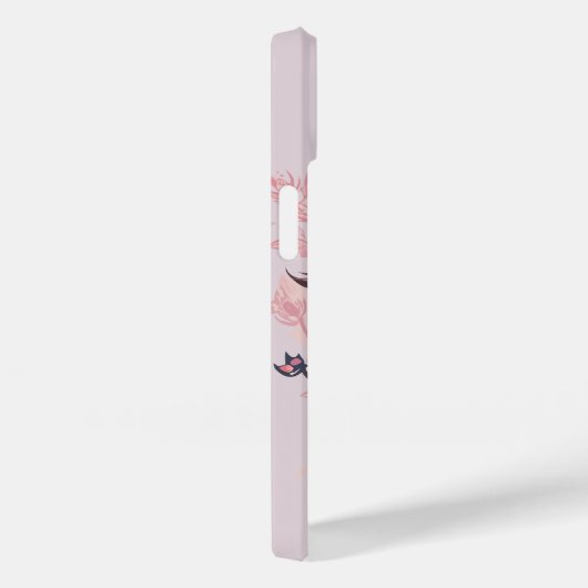 Waterverf Schattige Hooded Ninja Cat Case-Mate iPhone Case (Achterkant / Rechts)