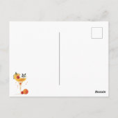 Waterverf Schattige Mexicaanse Cactus Happy Cinco  Briefkaart (Achterkant)