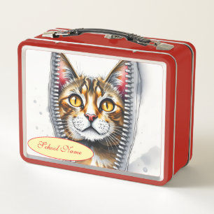 Waterverf Schattige Mooie Moderne Kat Collectie